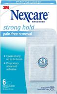 🩹 nexcare sensitive skin bandages: pain-free removal for knee and elbow, pack of 6 логотип