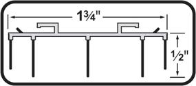 img 2 attached to 🚪 Efficient Beige Replacement Door Bottom by M-D Building Products 82594, Perfect Fit for Pease Doors