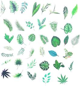 img 3 attached to 🍃 40pcs Leaf Stickers: Ideal for Scrapbook, Daily Planner, and Crafts