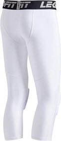 img 3 attached to LEGENDFIT Basketball Compression Leggings Protector Sports & Fitness for Running