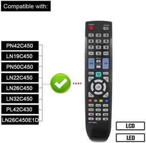 img 3 attached to 📱 Gvirtue Remote Control Compatible Replacement for Samsung BN59-00997A, BN59-00850A, BN59-00852A, BN59-00854A, BN59-01041A, BN59-00673A (LCD/LED/TV)