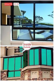 img 3 attached to Enhance Privacy with Window Film: One Way Mirror Glass Film for UV Blocking, Heat Insulation & Sun Protection in Office, Home, Kitchen, Meeting & Living Room