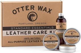 img 1 attached to Otter Wax Leather Care Kit