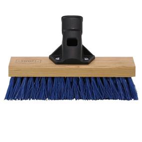 img 4 attached to 🔍 SWOPT 10” Premium Multi-Surface Scrub Brush Head – Ideal for Driveways, Decks, and Siding – Interchangeable with Other SWOPT Products for Efficient Cleaning and Storage, Head Only (Handle Sold Separately), 5236C6
