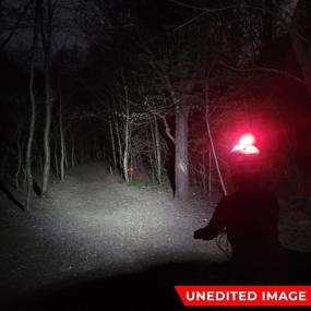 img 2 attached to Enhance Night Cycling Safety with Greerride Rechargeable Bike Helmet Light - Flashing and Steady Modes for Increased Visibility