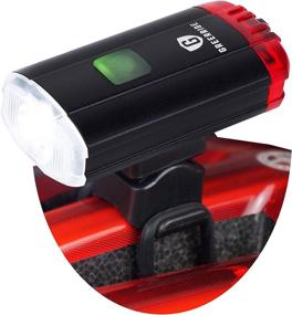 img 4 attached to Enhance Night Cycling Safety with Greerride Rechargeable Bike Helmet Light - Flashing and Steady Modes for Increased Visibility