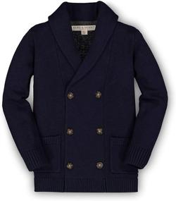 img 4 attached to Stylish and Sustainable: Discover Hope Henry Collar Sweater Organic Boys' Clothing and Sweaters