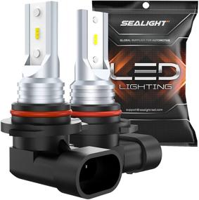 img 4 attached to 🚘 SEALIGHT H10 LED Fog Lights - 6000K Xenon White PY20D Bulbs for Cars & Trucks - Pack of 2