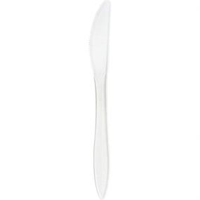 img 2 attached to GJO20001 Genuine Joe 🍴 Polypropylene Medium-Weight Knife, White (1000/ Carton)