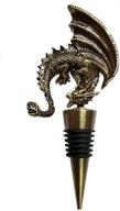 🐉 gothic metal alloy dragon wine stopper - decorative bottle stopper for dragon gift and party décor логотип