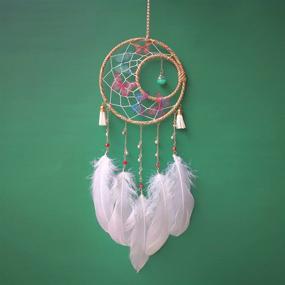 img 3 attached to 🦋 Garneck Butterfly Dream Catcher: Elegant Wall Decoration with Tassels and Lamp