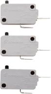 🔌 millor kw3a microwave oven door switch - 16a 125/250v, door interlock with 2x normally open and 1x normally closed terminals logo