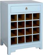 🍷 aqua vintage revival porthos home wine cabinet end table logo