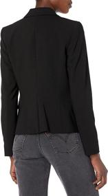 img 2 attached to 👗 Chic and Versatile Calvin Klein Women's Button Blazer: Latest in Women's Clothing and Suiting