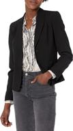 👗 chic and versatile calvin klein women's button blazer: latest in women's clothing and suiting logo