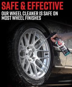 img 1 attached to 🚘 Adam's Wheel Cleaner 16oz: Powerful Spray for Car Wash Detailing, Rim Cleaner & Brake Dust Remover on Chrome, Clear Coated, & Plasti Dipped Wheels - Safe Formula for use with Wheel Brush