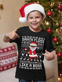 img 3 attached to 🎄 Топ Christmas Sweater T Shirt Tstars - среднего размера для мальчиков - модные топы, майки и рубашки