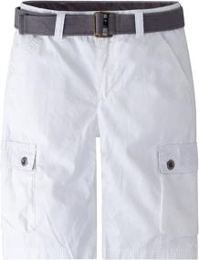 img 4 attached to Levis Cargo Shorts Olive Forest - 👖 Trendy Boys' Clothing and Shorts for Any Adventure