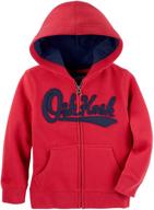 👕 comfy and stylish: oshkosh b'gosh boys' full zip logo hoodie логотип