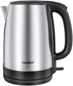 img 4 attached to ☕ Comfee 1.7L Stainless Steel Electric Tea Kettle - BPA-Free, Cordless with LED Light - Fast Boil & Auto Shut-Off (1500W)