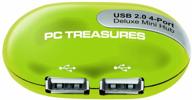 💻 usb mini-hub with 4 usb ports (07206) by digital treasures logo