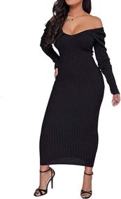 img 1 attached to Cinyifaan Womens Turtleneck Sweater Bodycon Women's Clothing for Dresses