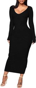 img 4 attached to Cinyifaan Womens Turtleneck Sweater Bodycon Women's Clothing for Dresses