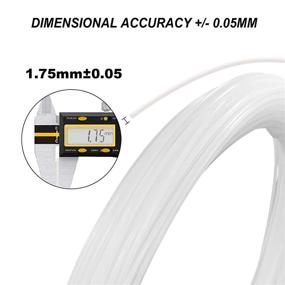 img 1 attached to 🖨️ High-Quality NOVAMAKER 3D Printer Cleaning Filament - 1.75mm, 100g (0.22lbs) - Natural Color - Dimensional Accuracy +/- 0.05mm - Fits Most FDM Printers