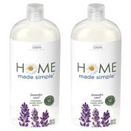 🧼 home made simple foaming hand soap refill, lavender scent, 30 fluid ounce (twin pack): refresh & refill your hand soap with ease! logo