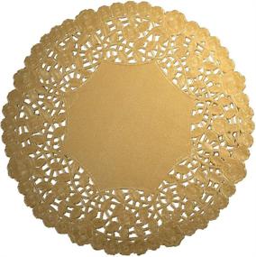 img 2 attached to 🌍 Metallic Paper Doilies for World-themed Decorations