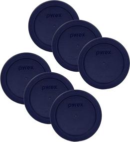 img 1 attached to 6-Pack Pyrex Blue Storage Cover #7200-PC – Round 2 Cup for Glass Bowls