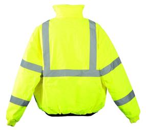 img 2 attached to 🧥 Enhanced Safety with High Visibility Yellow Jacket - Size L