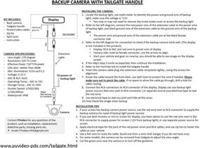 img 1 attached to Камера заднего вида PYvideo с дверной ручкой для Ford F150/F250/F350/F450 - черная/хромированная ручка, универсальные мониторы (RCA) 📷