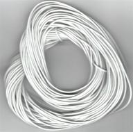 🧵 versatile 1 mm white leather cord: 25 m (82 feet) hank for various crafting projects logo