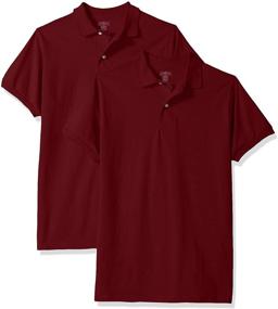 img 1 attached to Jerzees Spotshield Jersey 2 Pack Maroon