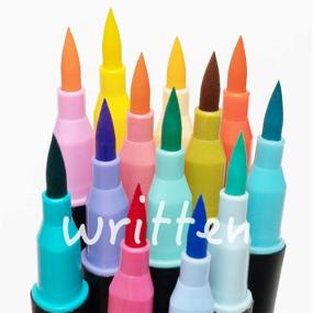 img 3 attached to 🖍️ VITOLER 60 Colored Dual Brush Pens for Kids and Adults - Fine Point Journal Pens & Colored Brush Markers Set, Ideal for Adult Coloring Books, Bullet Journaling, Note Taking, Lettering, Calligraphy, Drawing, Craft Supplies