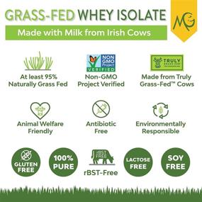 img 2 attached to 🥛 Premium Marigold Grass-fed Whey Isolate Protein Powder - Unflavored 2LB: Pure, Cold Processed, Micro Filtered, Non-GMO, rBGH Free, Soy & Gluten Free, Lactose Free, Easy-to-Mix