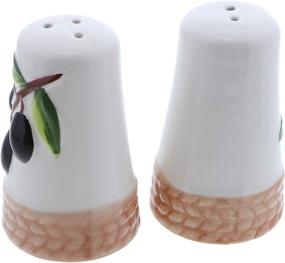 img 2 attached to 🌸 Flower Salt Shaker – Olive Branch Salt and Pepper Shaker