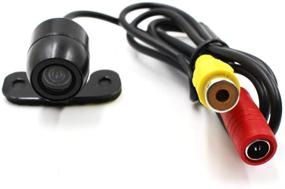 img 1 attached to Enhance Car Safety with Universal Reverse Backup Camera – 120° View Angle & Guidelines, 12V Only