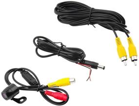 img 2 attached to Enhance Car Safety with Universal Reverse Backup Camera – 120° View Angle & Guidelines, 12V Only