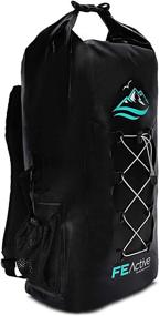 img 3 attached to 🎒 FE Active Dry Bag Waterproof Backpack - 30L Eco Friendly Bag for Men & Women: Ultimate Gear Storage for Fishing, Travel, Hiking, Beach, and Survival. Ideal for Camera & Camping Accessories. Designed in California, USA.