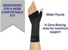 img 3 attached to 🖐️ Revamped OrthoSleeve WS6 Compression Wrist Sleeve: Alleviate Carpal Tunnel Syndrome, Wrist Pain, Fatigue, and Arthritis