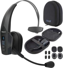 img 4 attached to 🎧 BlueParrott B350-XT BPB-35020: Наушники с шумоподавлением и подключением по Bluetooth с диапазоном беспроводной связи до 300 футов для iOS и Android, в комплекте с чехлом для наушников Blucoil и сменными амбушюрами.