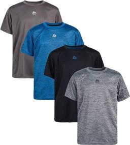 img 4 attached to RBX T Shirts Athletic Performance Black Black Boys' Clothing in Active
