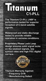img 1 attached to C1-PLL C-band LNBF with WiMax 4G LTE WiFi Filter - Advanced PLL Phase Lock Loop Technology