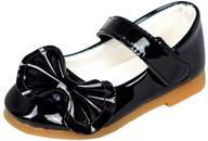 👧 conda kids girls toddler shoes - little kids patent leather mary jane shoes logo