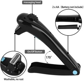 img 3 attached to HaoFY Back Hair Shaver: Convenient Cordless DIY Body Hair Removal Kit for Men & Women