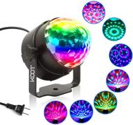 🎉 koot disco ball sound activated dance lights - remote controlled magic led strobe lights for parties, clubs, and home логотип