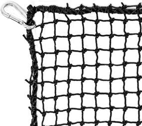 img 3 attached to Ultimate Protection for Golfers: Just For Nets #24 Nylon Golf High Impact Net in Sleek Black