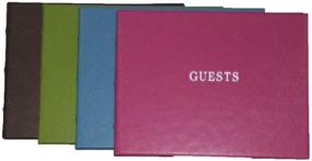 img 1 attached to 📚 Rustico Brown 8.5 x 6.75-Inch Guest Book with POST Option